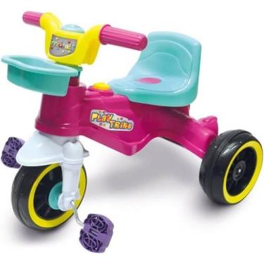 Imagem de Triciclo play trike - rosa - Maral