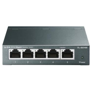 Imagem de Switch TL-SG105 5 Portas 10-100-1000MBPS com Desempenho Profissional e Durabilidade Branco TP-Link