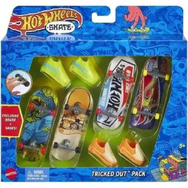Imagem de Hot Wheels Skate de Dedo com Tênis Fingerboards - Mattel