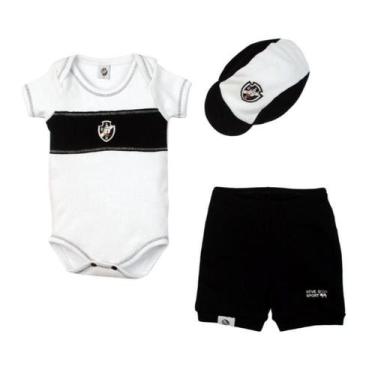 Imagem de Conjunto Curto Vasco Body com Boné Revedor - Vasco Da Gama, G