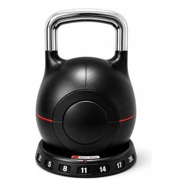 Imagem de Kettlebell Ajustável Regulável 20kg Musculação exercício funcional - P