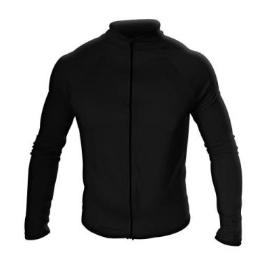 Imagem de Camiseta Ciclismo Bike Proteção Uv Manga Longa Dry Com Bolso Preto - A