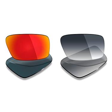 Imagem de 2 pares de lentes polarizadas de substituição da Mryok para óculos de sol Oakley Twitch – Opções