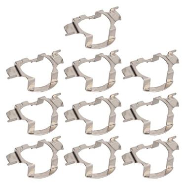 Imagem de Adaptador de lâmpada LED 10 peças clipe de retenção de farol de carro de aço inoxidável LED farol adaptador suporte soquete base retentor acessórios substituíveis para H7