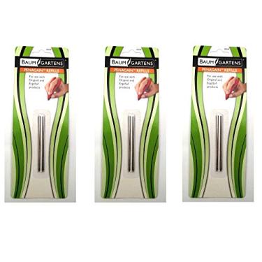 Imagem de Baumgarten's As Recargas Originais De Tinta Penagain, 3 Pack 1 Unidade (Pacote Com 3) Preto