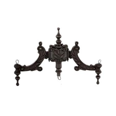 Imagem de Complemento Suporte Poste E Luminária Ferro Fundido 44X90Cm