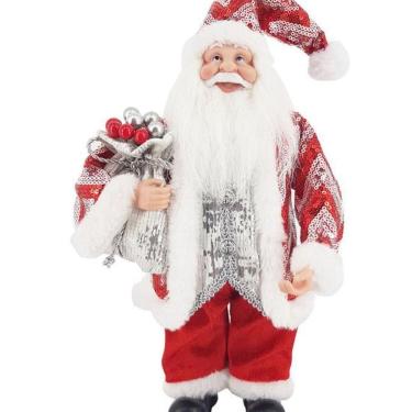 Imagem de Papai Noel 30Cm Vermelho/Branco
