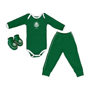 Imagem de Kit Bebê Palmeiras 3 Peças Longo - Torcida Baby