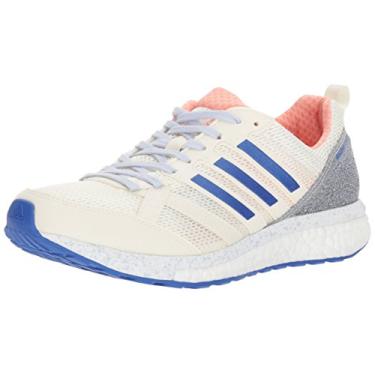 Imagem de adidas Adizero Tempo 9 Feminino, Laranja de alta resolução/azul/legado, 6
