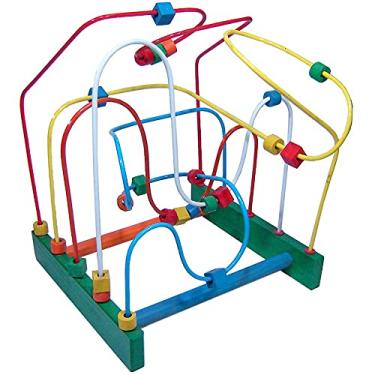 Imagem de Aramado Montanha Russa Madeira - Grande - Multicolorido - Dicá