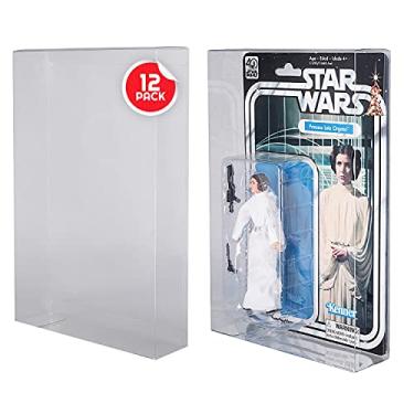 Imagem de EVORETRO Star Wars Action Figure Display Case for Hasbro 40th Anniversary Carded Figures Scratch Resistant Acid-Free - Pack of 12