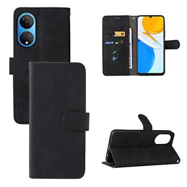 Imagem de HONGYAN Capa de telefone Para honra x7 pele de fivela magnética textura de textura PU Capa protetora