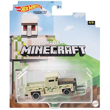 Imagem de Hot Wheels 2021 - Minecraft - Character Cars - Iron Golem - 4/8 GYB68