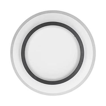 Imagem de Lâmpada de teto de liga de alumínio acrílico para casa lâmpada de teto preta textura delicada para corredor 3 cores