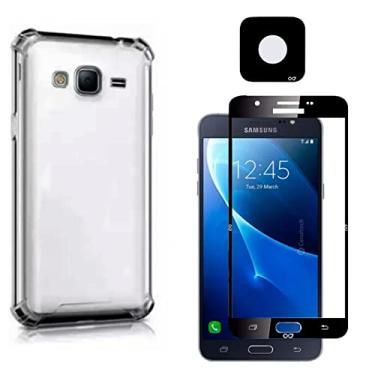 Imagem de Kit Combo Capa Anti impacto Para Samsung Galaxy J7 (Tela 5.5)+ Película De Vidro 3D + Película de Câmera, PROTEÇÃO COMPLETA (C7COMPANY)