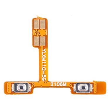 Imagem de HUANGYUNCHAO Acessórios telefônicos Botão de volume Cabo flexível para Xiaomi Mi 11 Lite 5g / Mi 11 Lite M2101K9AG Substituição do telefone celular