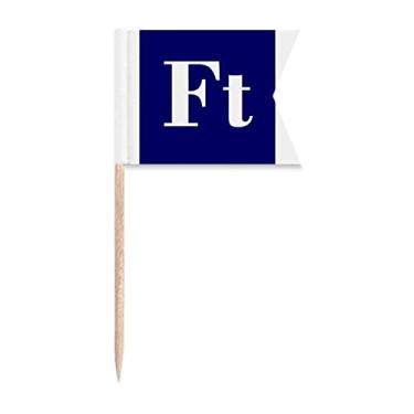 Imagem de Símbolo de moeda Húngaro Forint Bandeiras de palito de dente Marcação de rotulagem para Bolo de Festa Prato de Queijo