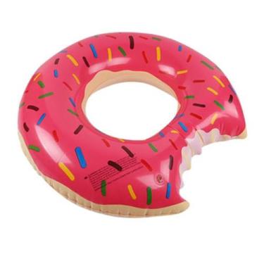 Imagem de Boia Biscoito Donuts Divertida Para Piscina Inflável 70cm - Idea