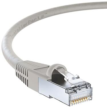 Imagem de InstallerParts Cabo Ethernet CAT6A Cabo blindado (SSTP), Cinza, 3 Feet