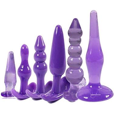 Imagem de Kit 6 Para Mulheres Homens Plúｇ Ånåles Juguｅtｅs Sexo Feminino Casais Homens Estimular Ｓéxｏ Silicone Prｏstàtà Ｍasaje