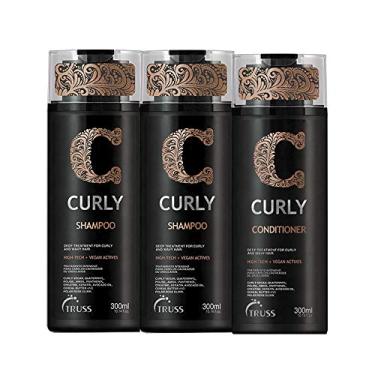 Imagem de Truss Curly 2 Shampoos 300ml + 1 Condicionador 300ml