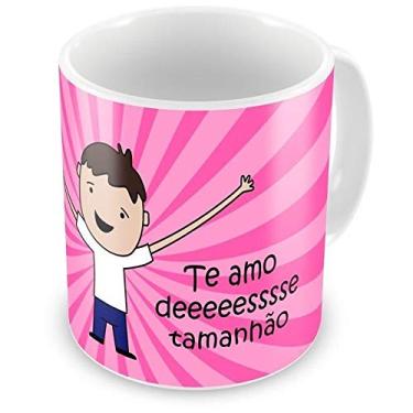 Imagem de Caneca Mãe Te Amo Desse Tamanhão (Menino)
