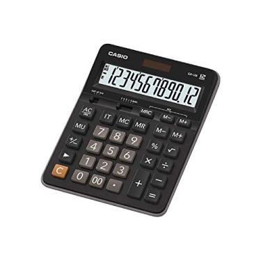 Imagem de Calculadora Compacta de Mesa 12 Dígitos, Casio GX-12B, Preto