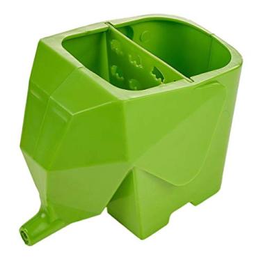 Imagem de Bem Útil - Escorredor Multiuso Elefante - Plástico - Rack para Secagem de Utensílios - Verde - Cozinha, Banheiro, Escovas de Dentes, Lápis