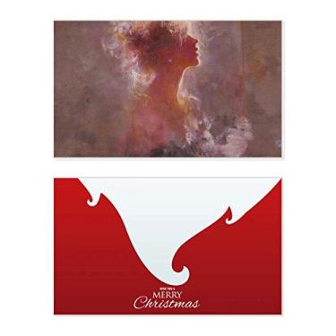 Imagem de Clair De Lune XJJ Pintura a óleo Feriado, Feliz Natal, Cartão de parabéns Mensagem de Natal