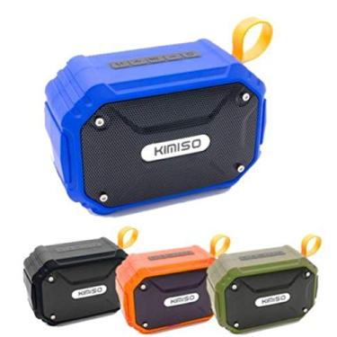 Imagem de Caixinha Som Kimiso Kms-112 A Prova De Agua Com Bluetooth caixa de som para bicicleta bike Skate Praia Moto Sports