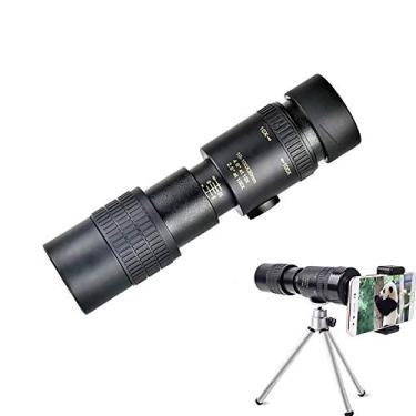 Imagem de 10-100X30 HD Compact Zoom Telescopes Monocular Caminhadas Travel Spotting Scope Monóculo para corrida em praia observação de pássaros Passeios de barco em iate