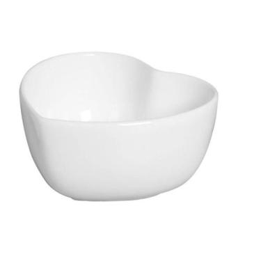 Imagem de Bowl Travessa Tigela Coração Branco 300 Ml - Mimos Cozinha