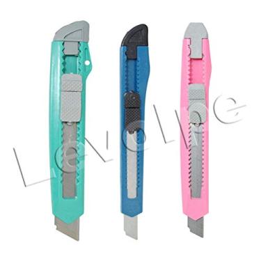 Imagem de Kit Estiletes Multiuso 3 Tamanhos Cortar Tecidos Papel