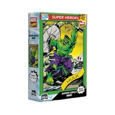 Imagem de Quebra-Cabeça Nano 500 Peças - Hulk - Marvel -Toyster