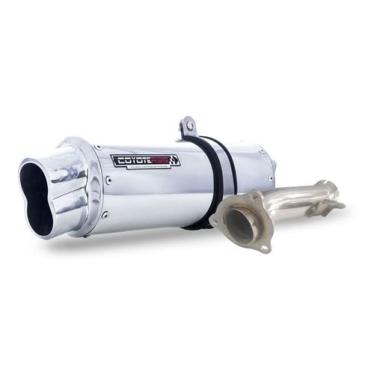 Imagem de Escape/Ponteira Coyote RS5 Boca 8 Alumínio Oval - CB 500 X ano 2020 em diante - Polido