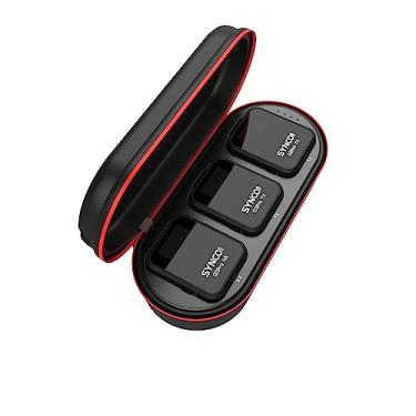 Imagem de Synco De Cada Sínco G2 A2 Pro, Sistema De Microfone Lavalier Sem Fio 2.4G Com Transmissor Duplo De Caixa De Carregamento E 1 Receptor Lapel Mic For Vlogging Streaming De Vídeo Youtube Filmmaking