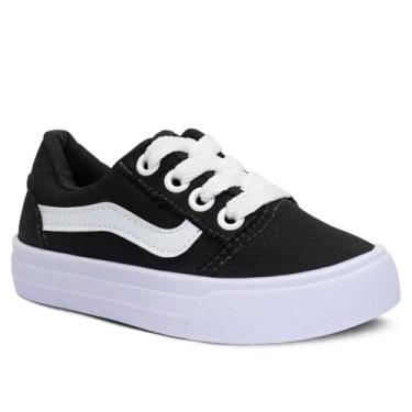 Imagem de Tênis Infantil Street Nº 19ao26 Skate Menino Menina 11.111i (Preto, BR, Criança de 4 a 8 anos, Numérico, 26)