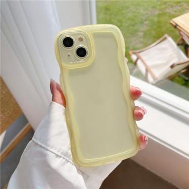 Imagem de Onda encaracolado capa traseira para xiaomi poco f5 f3 m4 x5 x4 f4 x2 f2 m3 x3 gt pro 5g ultra fino tpu silicone caso de telefone, amarelo, para poco f5