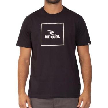 Imagem de Camiseta Rip Curl Corp Icon Sm23 Masculina Preto