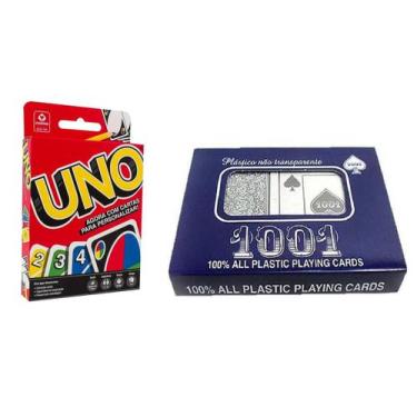 Jogo Uno Original Com Cartas Para Personalizar - MATTEL - Deck de