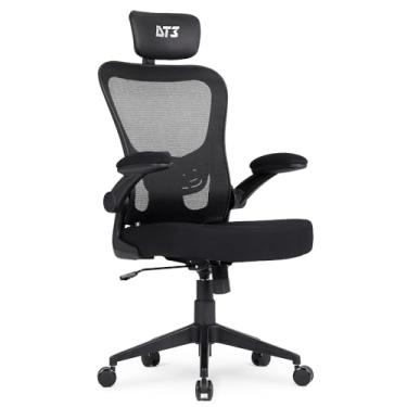 Imagem de Cadeira Gamer DT3 Vita Sports, ergonomica e confortável com revestimento Mesh Spandex™+Tecido Softex™, braço retrátil até 90º, apoio de cabeça 2D, suporta até 110kg e altura máx. de 1,75m