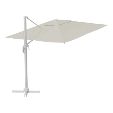 Imagem de Ombrelone Guarda Sol Alumínio Quadrado 285x285cm 360º White