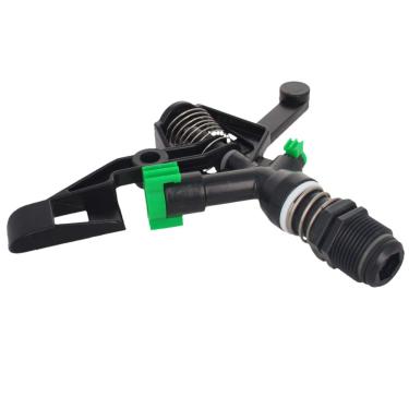 Imagem de Aspersor de braço giratório, 3/4BSPF plástico e aço inoxidável 360 graus giratório bocal de pulverização para irrigação de jardim 2 peças, (Bettomshin)