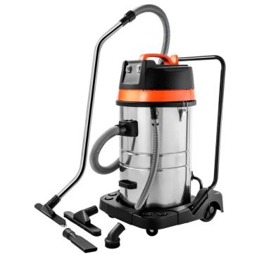 Imagem de Aspirador De Pó Tramontina 80 Litros Em Aço Inox Para Sólidos E Líquidos 2400 W 127 V 44983010