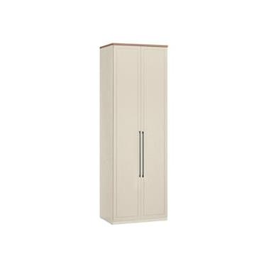 Imagem de Armário Modular Toledo Areia 2 Portas 3 Gavetas 3 Prateleiras Casal – Areia/Wood