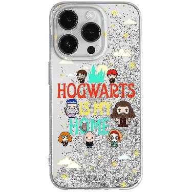 Imagem de ERT GROUP Capa de celular para Apple iPhone 14 Pro Max original e oficialmente licenciada padrão Harry Potter 237 perfeitamente adaptada à forma do celular com transbordamento de glitter
