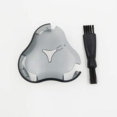 Imagem de Capa para Norelco 1100 Series Plastic Protective Cap + Escova de Limpeza, Capa para Norelco Série 1200 serve para 1250X RQ1250 RQ1260 RQ1150 RQ1160 sh70 sh90 S9911 S9731 S9711 S9511 S9551 22 S9 111