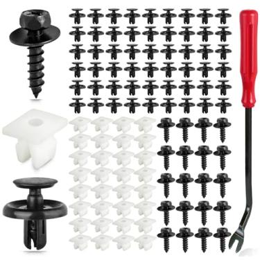 Imagem de Argolas de parafuso de fixação de plástico da Xislet compatível com Toyota Lexus Splash Shield Retentor Clipes Substituem 90159-60477 90189-06193