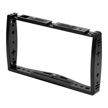 Imagem de Suporte de telefone portátil de metal, suporte universal para celular, gaiola de coelho, suporte de câmera portátil, gravação de vídeo, vídeo, gaiola de coelho ao vivo, estabilizador de acompanhamento