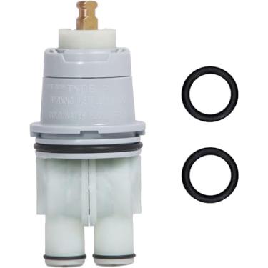 Imagem de Conjunto de reparo de cartucho de válvula de chuveiro RP46074 – para válvulas de chuveiro Delta, série 13/14, válvula de chuveiro Delta, substituição de válvula de controle de temperatura de função única – branco